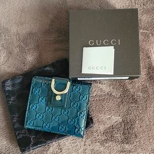 Gucci Teal Wallet